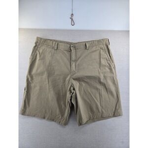 Duluth Trading Ballroom Khaki Beige Shorts Mens 46 Relaxed Flex
